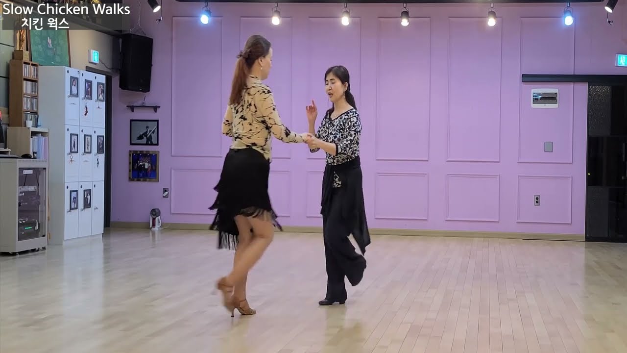 Jive  자이브 치킨 웍 손동작 / 51.슬로우 치킨 웍 정석