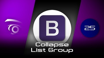 Bootstrap Collapse List Group | Tutorial