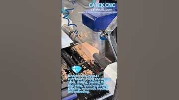 🌟CATEK CNC wood lathe: Use the planer function to process a square sofa leg!