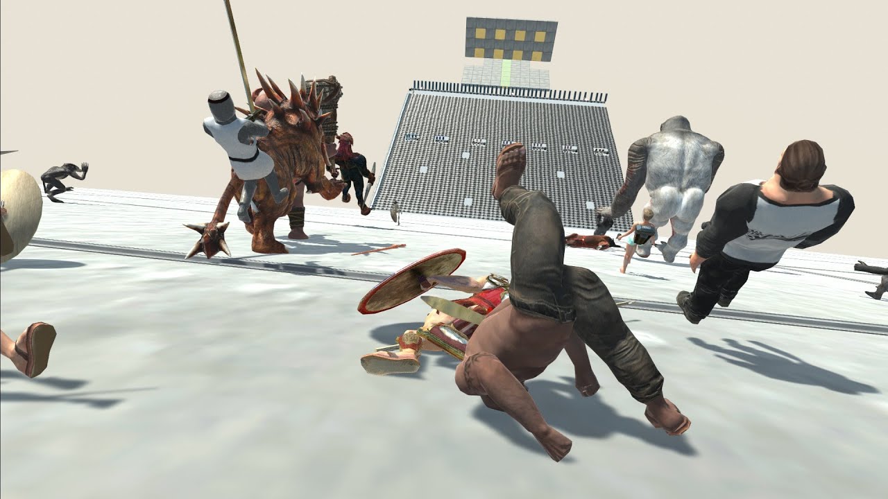 ALL UNITS FALLING DOWN - Animal Revolt Battle Simulator