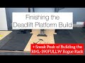 Building a Deadlift Platform and Rogue Full Folding Rack | Building TheLAB GYM - Ep. 6