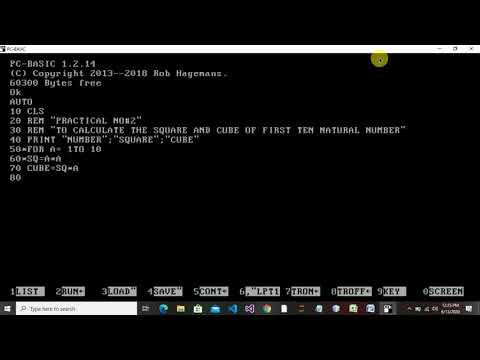 class 9 || practical 2 || to calculate the square and cube  || computer practical || sf Academy