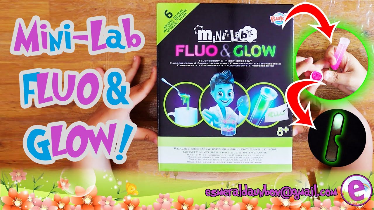 Unboxing / Deballage - Mini-Lab FLUO & GLOW - |ESMERALDAUNBOX|