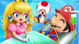 Princess Peach and Friends in the Hospital \/ 30 DIYs for LOL OMG