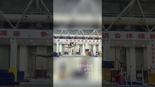 Zhang Xiaoxuan Split Ring  #olympicgymnastics #china #sports #athlete #training #balancebeam #jump