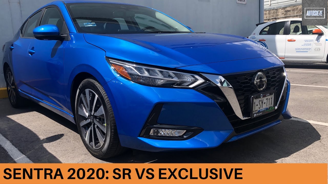 NUEVO Nissan Sentra 2020 SR TM vs EXCLUSIVE CVT AUTOSIE7E YouTube