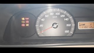Dashboard warning light, speedometer, odometer and fuel indicator KYA !!!HAI..