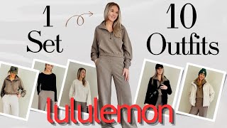 1 Lululemon Loungewear Set = 10 Outfits | Minimal, Effortless Looks