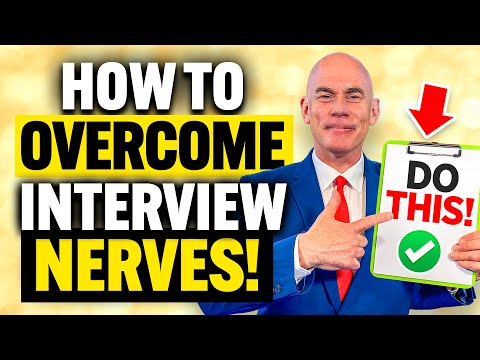 6 TIPS TO OVERCOME INTERVIEW NERVES and ANXIETY! (How to PASS your JOB INTERVIEW!)