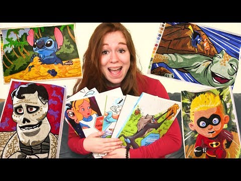 JE VOUS MONTRE TOUS MES COLORIAGES MYSTÈRES DISNEY !