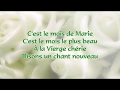 Cest le mois de marie  chant marial