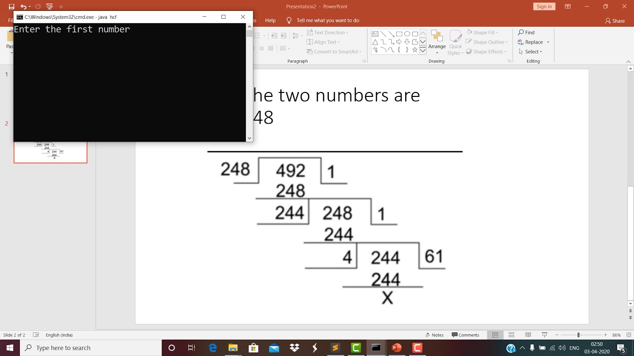 Find HCF using a Recursive Function (Long Division Method) - YouTube