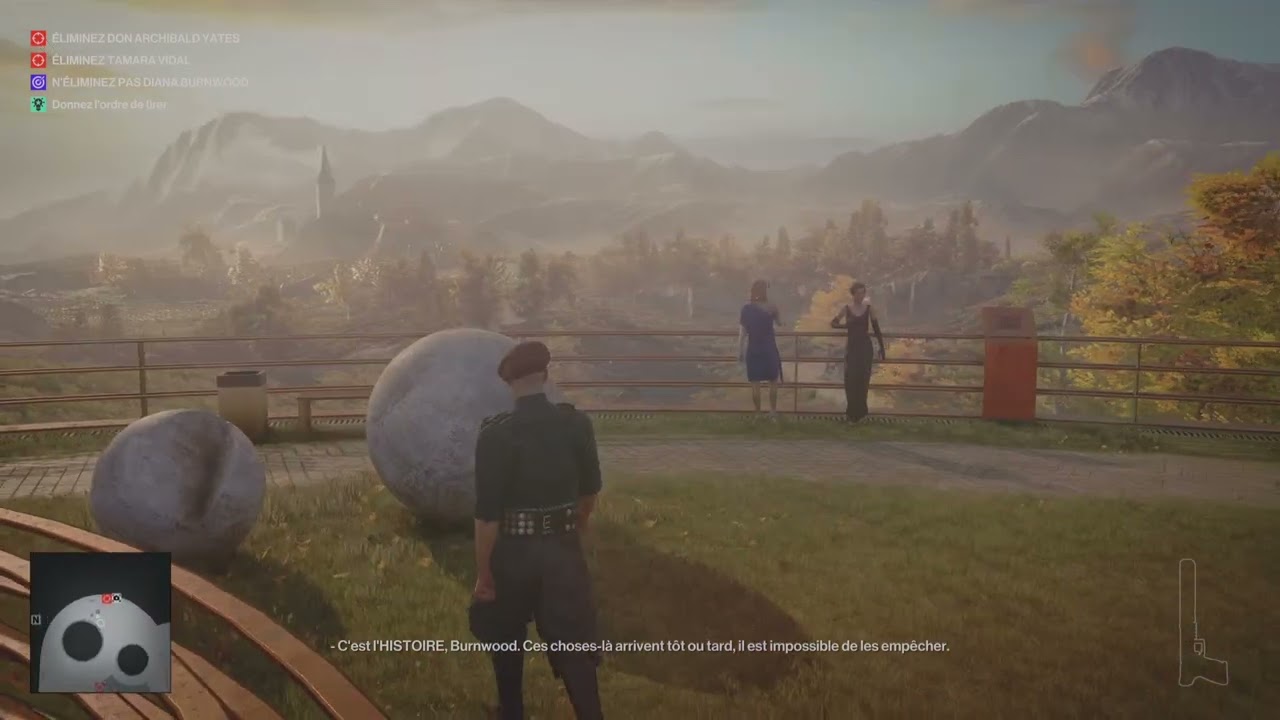 Tir au pigeon (attention spoil de kill HITMAN 3)