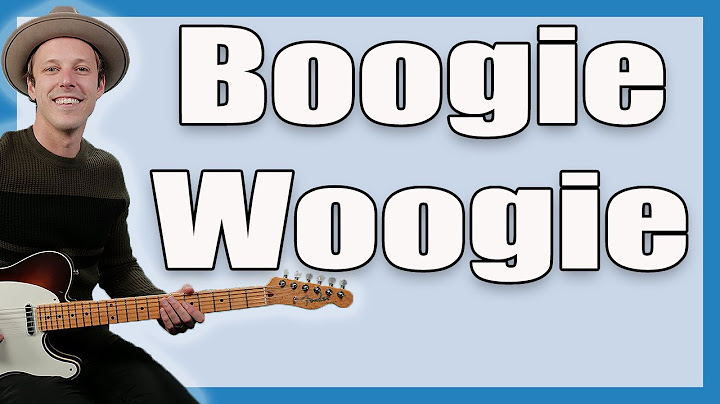 Boogie Woogie Guitar version - Guitar performance video thumbnail