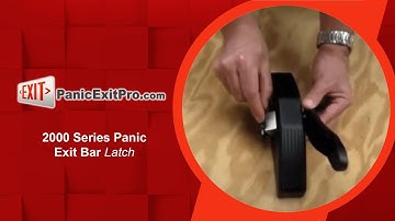 How To Install Strike & Latch for 2000 Series  Panic Exit Bar