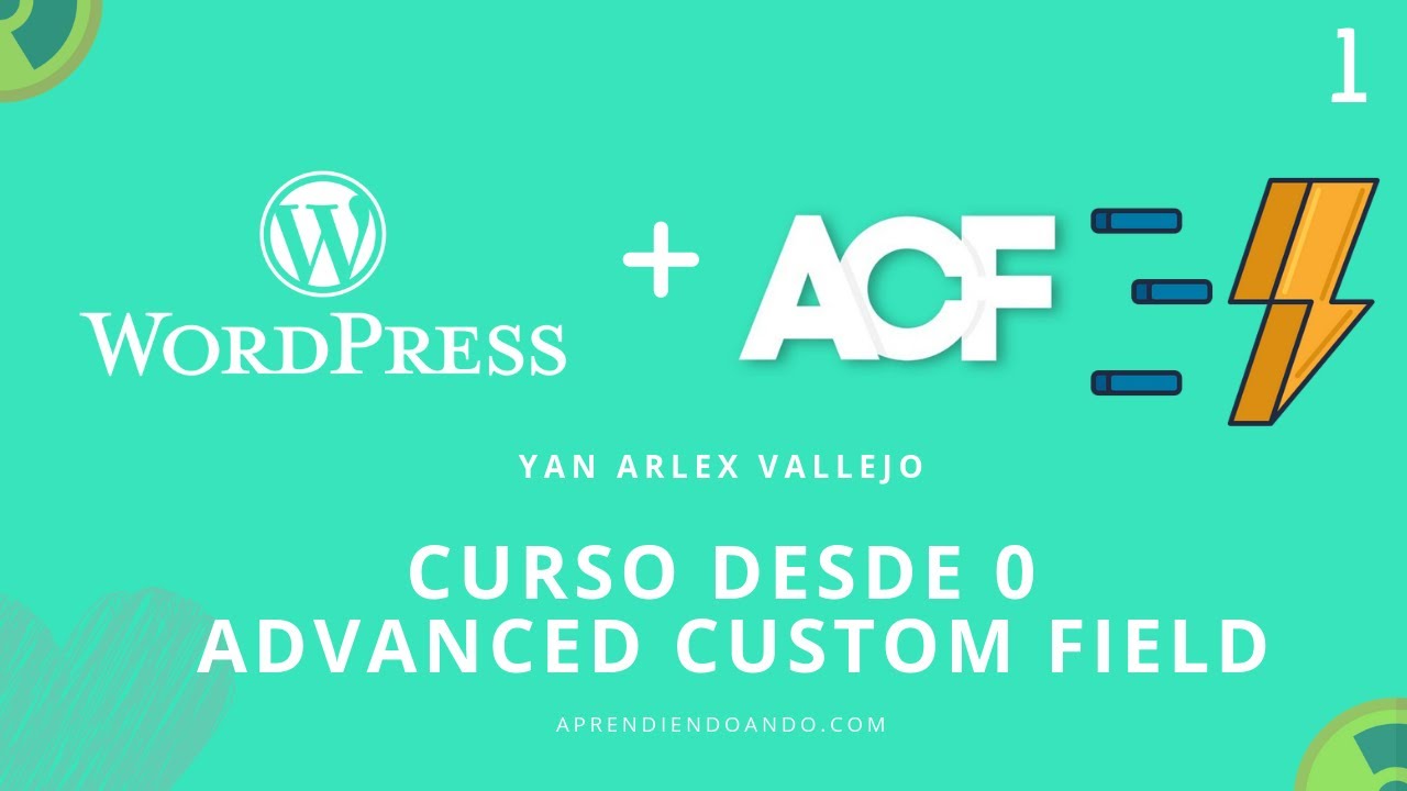 WordPress #1 - Advanced Custom Field - Introducción - YouTube