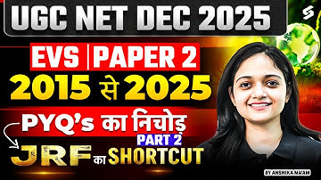 UGC NET Environmental Science Previous Question Paper #2 | UGC NET EVS Paper 2 By Anshika Pandey #2