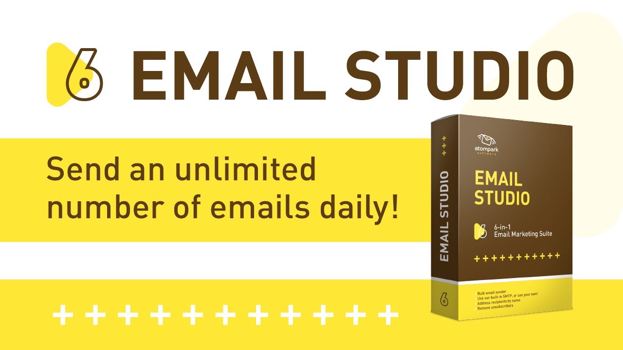 Email Studio — Email Marketing System For Creating And Sending Emails —  AtomPark Software