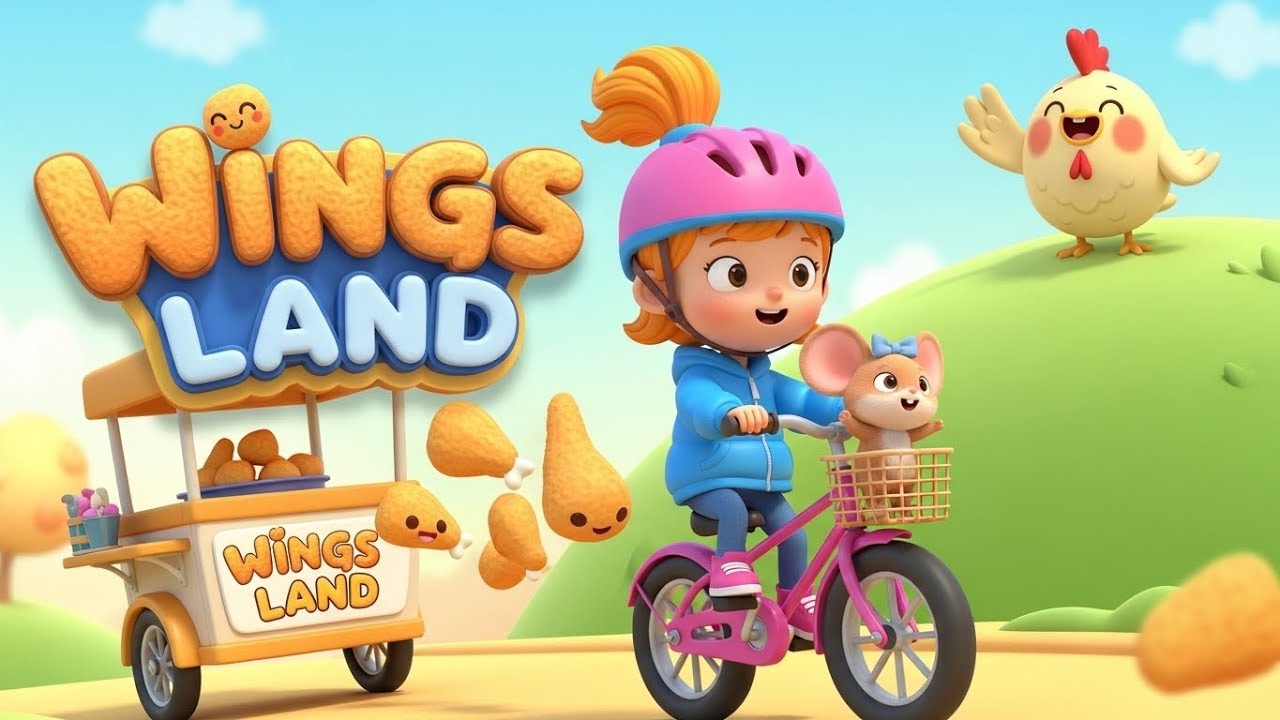 Wings Land 🍗✨ | A Magical Food Travel Adventure with Mimi | Mini World Explorerss