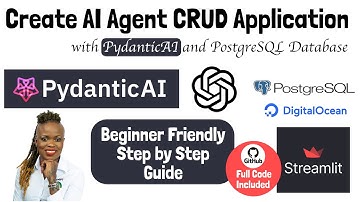 Create AI Agent CRUD Application with PydanticAI: Step by Step