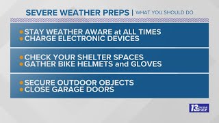 How to prepare for severe weather