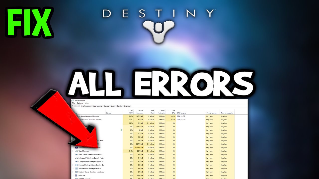 Destiny 2  – How to Fix All Errors – Complete Tutorial