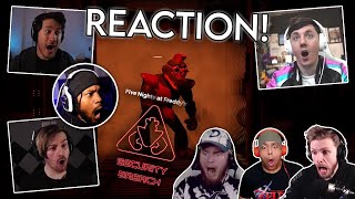 Youtuber's React To Monty Chasing Scene! | Five Nights at Freddy's: Security Breach