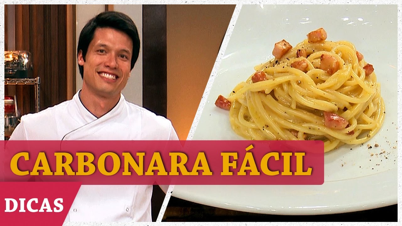 CARBONARA FÁCIL E SEM ERRO com LEO YOUNG | DICAS MASTERCHEF | MasterChef Brasil