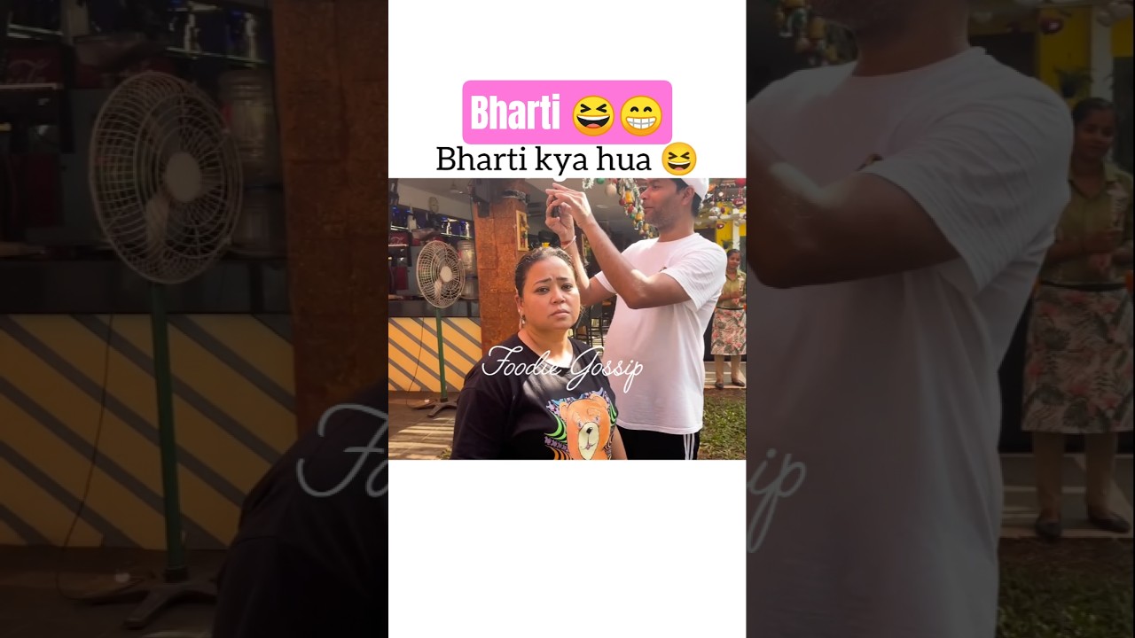 Bharti kya hua 😁#bhartisingh #funny #comedy #shorts #harshlimbachiyaa