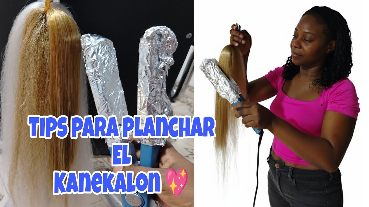 ✨Como planchar el kanekalon sin enredarlo. 💖