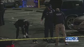 VIDEO: Seattle police investigate two overnight shootings