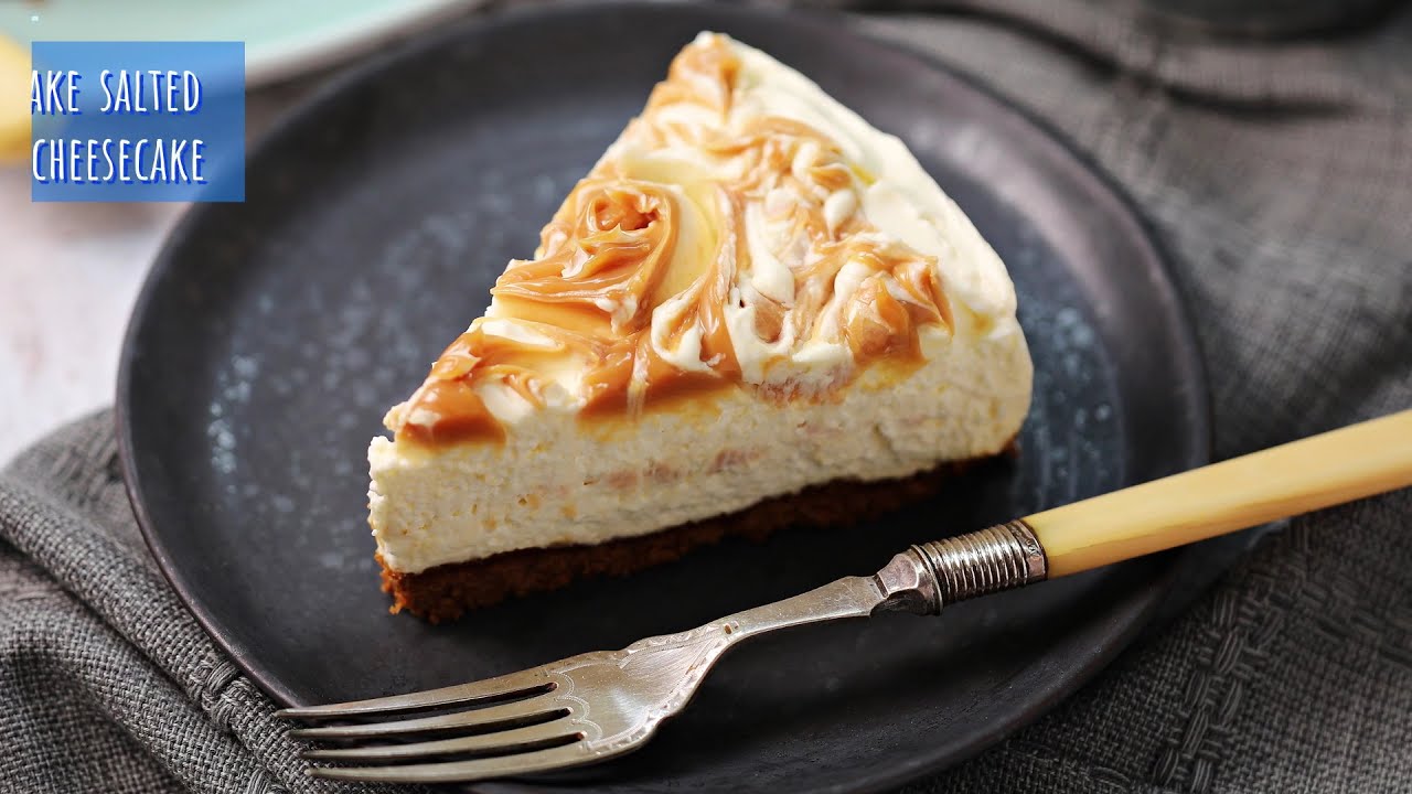 Easy No Bake Salted Caramel Cheesecake Recipe Tutorial