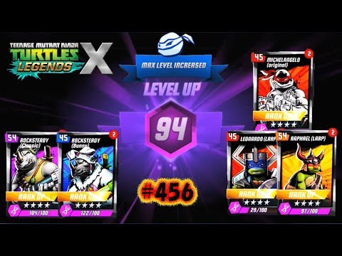 TMNT Legends - Rank Up! Up!! Up!!! Lv94!!!! #456 (忍者神龟ミュタントタートルズ レジェンズ)