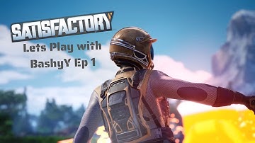 Exploring and Setting Up Base: Lets Play Ep1 - Satisfactory Early Access Gameplay