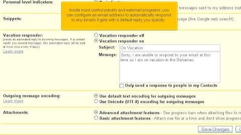 Hostsary.com Video Tutorial - What is an email auto-responder?