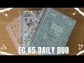 Erin Condren 2026 2027 A5 Daily DUO Toile Design 