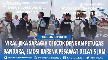 Viral Video Bernarasi Petarung UFC Jeka Saragih Cekcok dengan Petugas Bandara