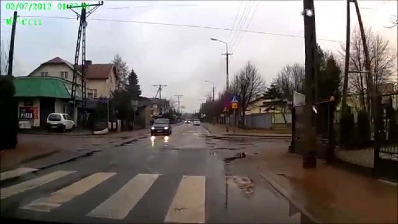 Siedlce przykładowa trasa egzaminacyjna nr 2.