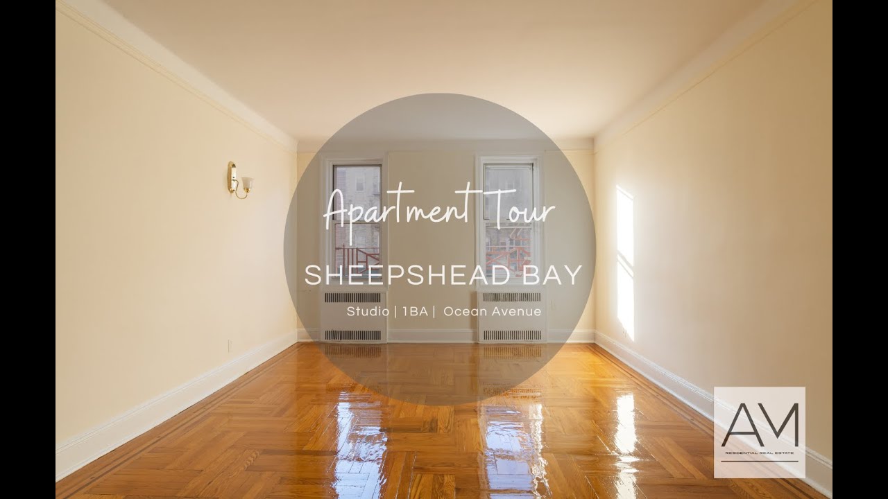 NYC Apartment Tour Studio Apartment at Ocean Ave, Sheepshead Bay