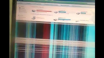 how to fix lines over my laptop display screen| half screen with blue, red vertical lines