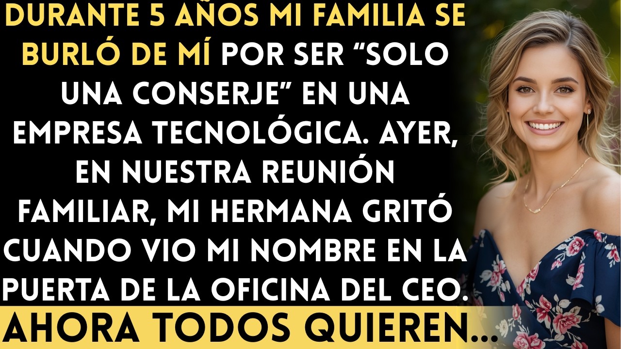 Construí una empresa millonaria mientras mi familia pensaba que era conserje...