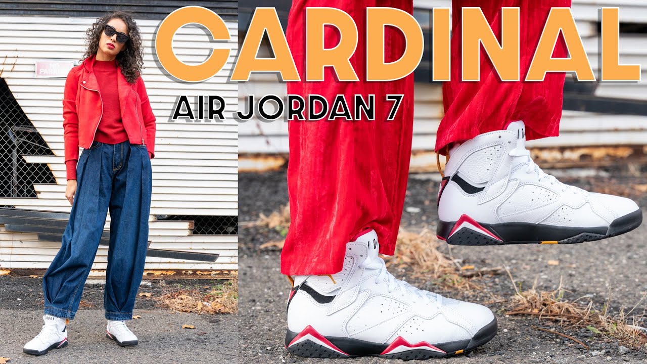 JORDAN 7 CARDINAL On Foot Review 