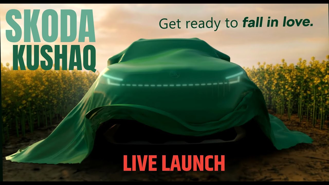 Skoda KushaQ Facelift Live Launch l skoda kushaq price reveal l skoda kushaq offcial live l mrcars