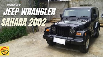 QUICK REVIEW JEEP WRANGLER TJ SAHARA 2002 - jeep wrangler tj