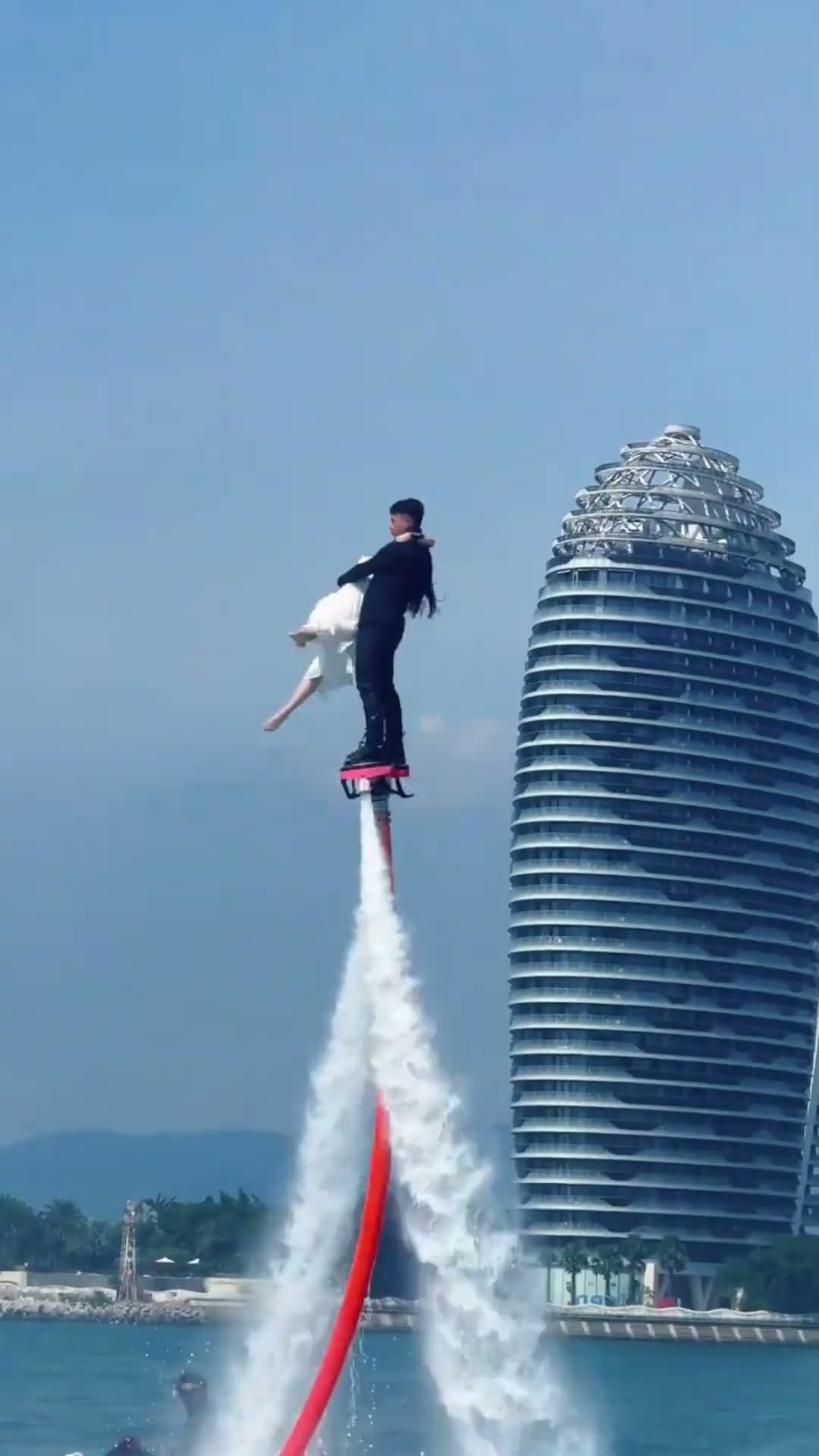 the water park Assument ? jump water #adven  #waterpark #shorts