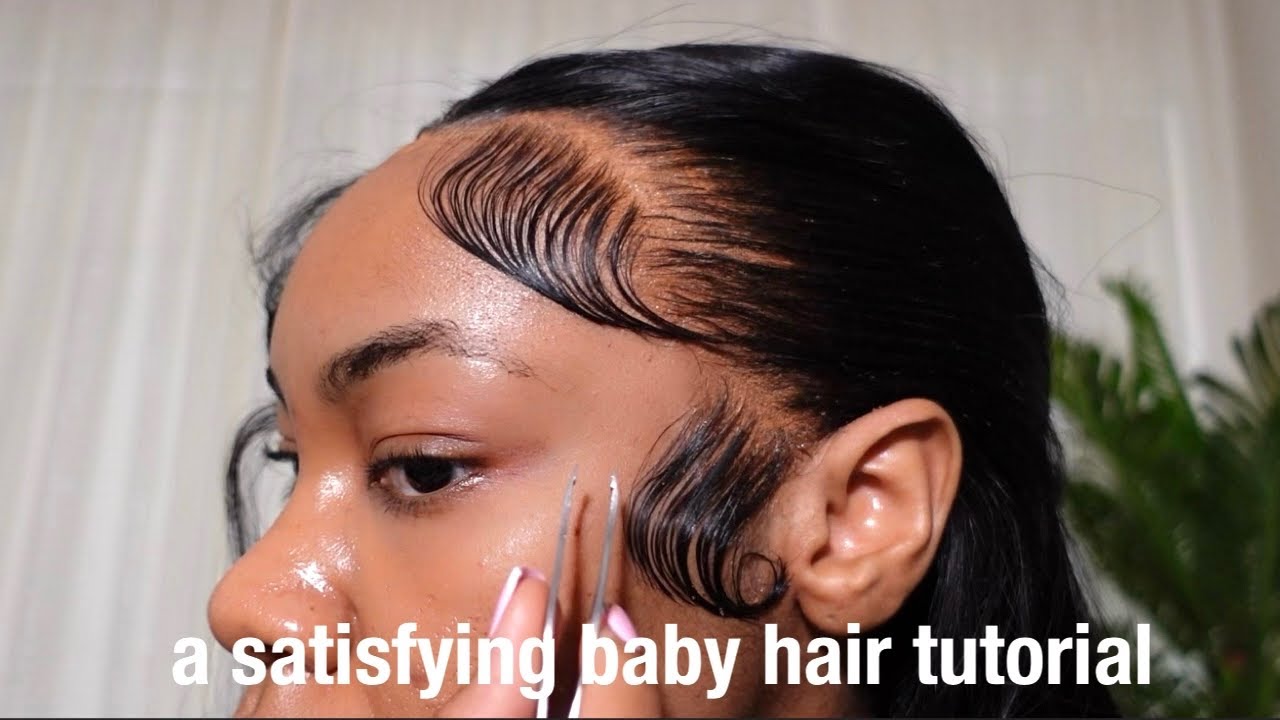 how to lay baby hair on a wig  2022 UPDATED TUTORIAL 