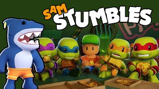 Sam Stumbles plays Stumble Guys  25/04/2024  Ninja Turtles Pass, TNMT, whats new #stumbleguys