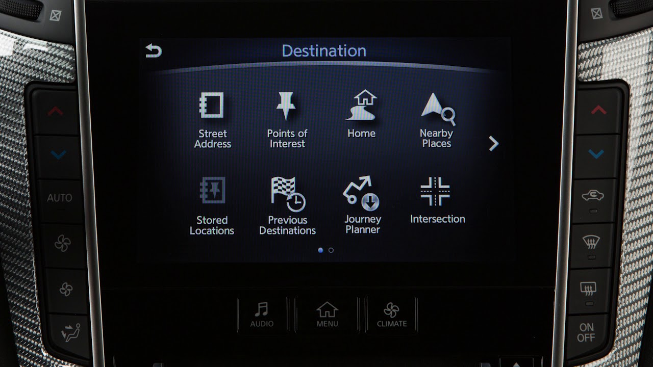 navigation bar height swift 2018 INFINITI Q60 - Destination Key (if so equipped)