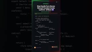 Stop Handle Form Secara Manual! Gunakan Inertia `useForm` di React ⚛️