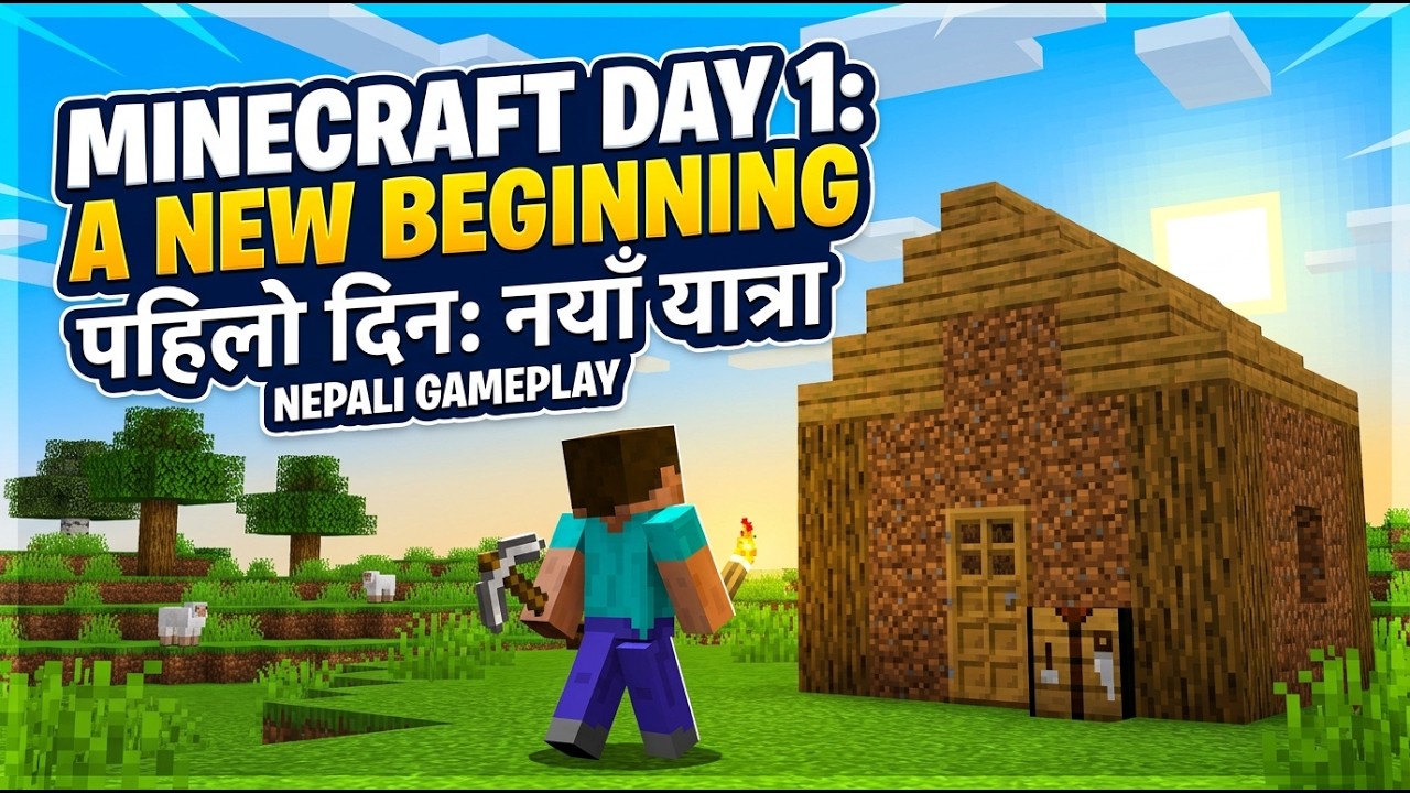 Minecraft Series in Nepali #1 || JKK GAMING FF